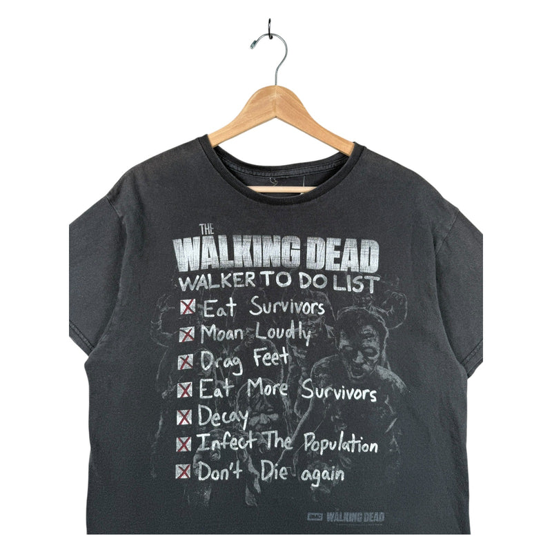 Vintage The Walking Dead Walker To Do List T-Shirt