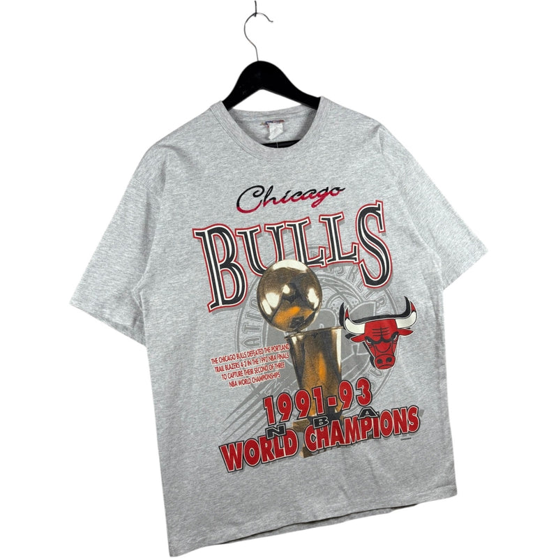 Vintage Chicago Bulls World Champions NBA T-Shirt 91-93