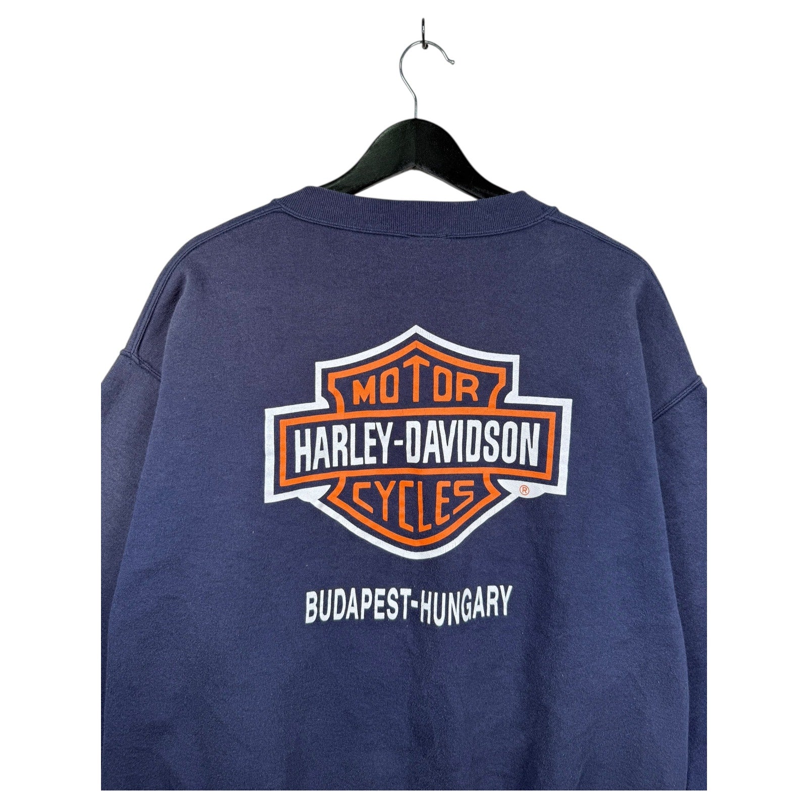 Vintage Harley Davidson Motorcycles Power Station Sweatshirt Crewneck