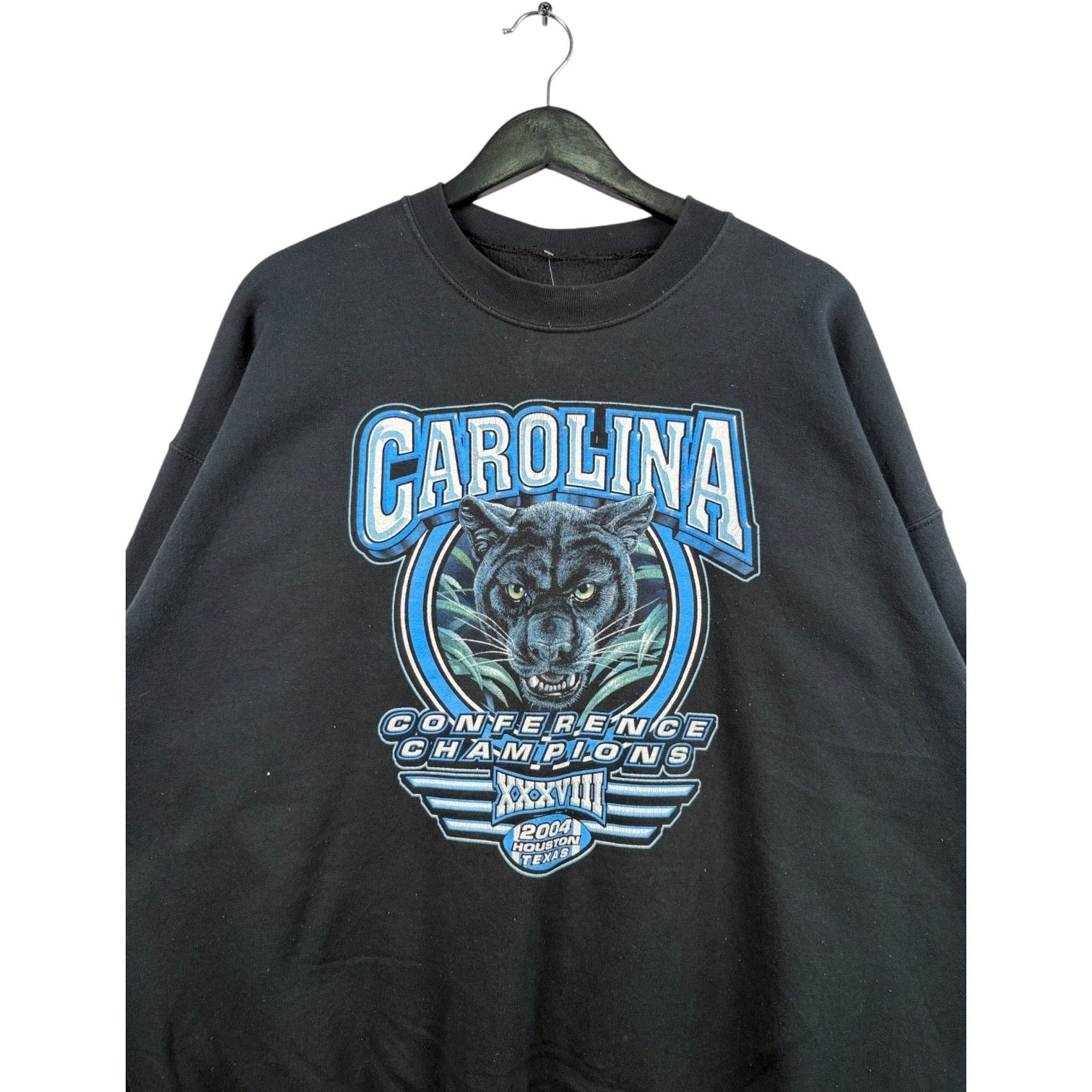 Vintage University Carolina Panthers Crewneck