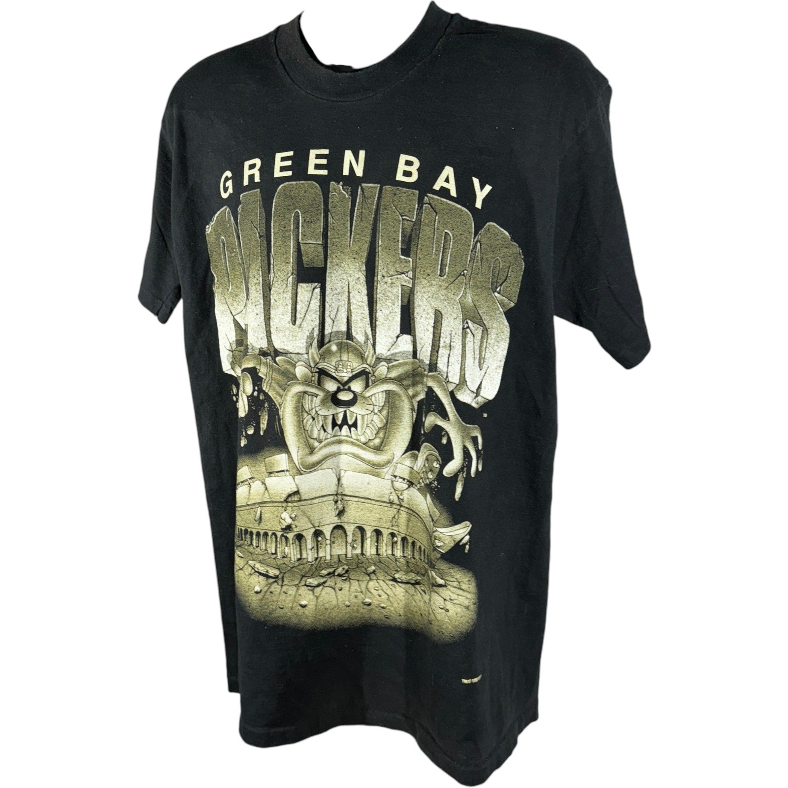 Vintage Looney Tunes Taz Greenbay Packers NFL Tee 90s