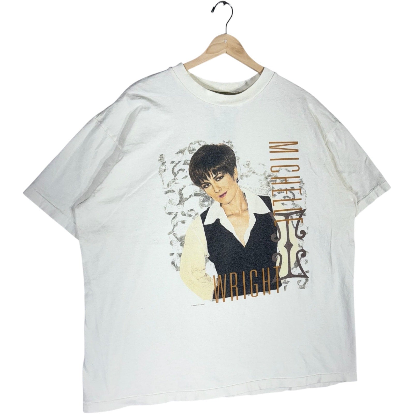 Vintage Michel Wright The Reasons Why Tour Tee 90s