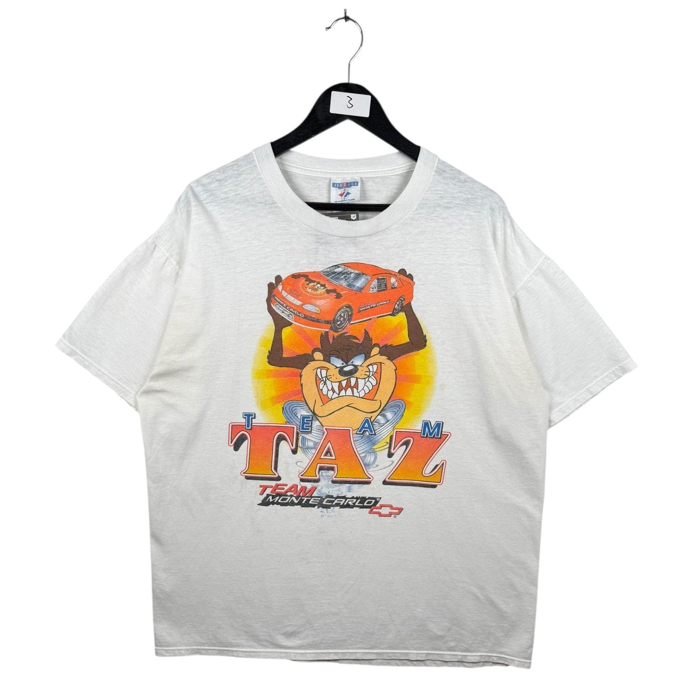 Vintage Looney Tunes Team Taz Chevrolet Monte Carlo T-Shirt