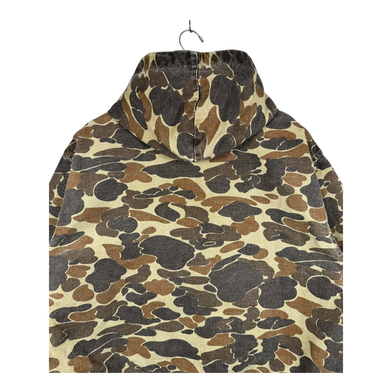 Vintage Carhartt Camo Thermal Lined Full Zip Hoodie