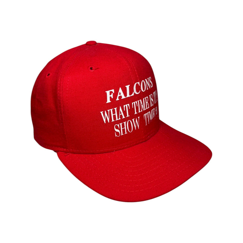 Vintage Atlanta Falcons Graphic Print Snapback Hat