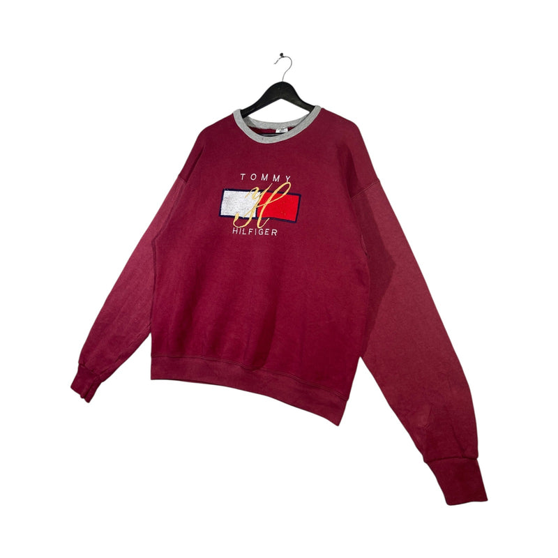 Vintage Tommy Hilfiger Embroidered Sweatshirt