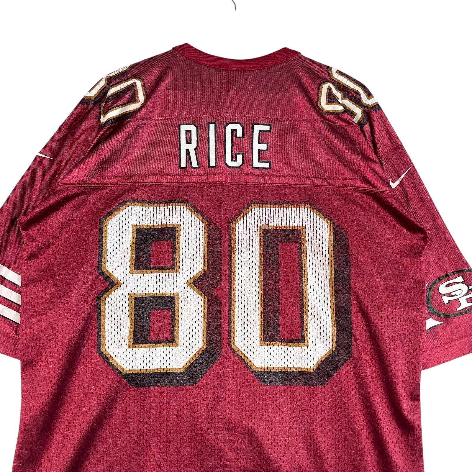 Vintage Nike San Francisco 49ers Jerry Rice #80 NFL Jersey