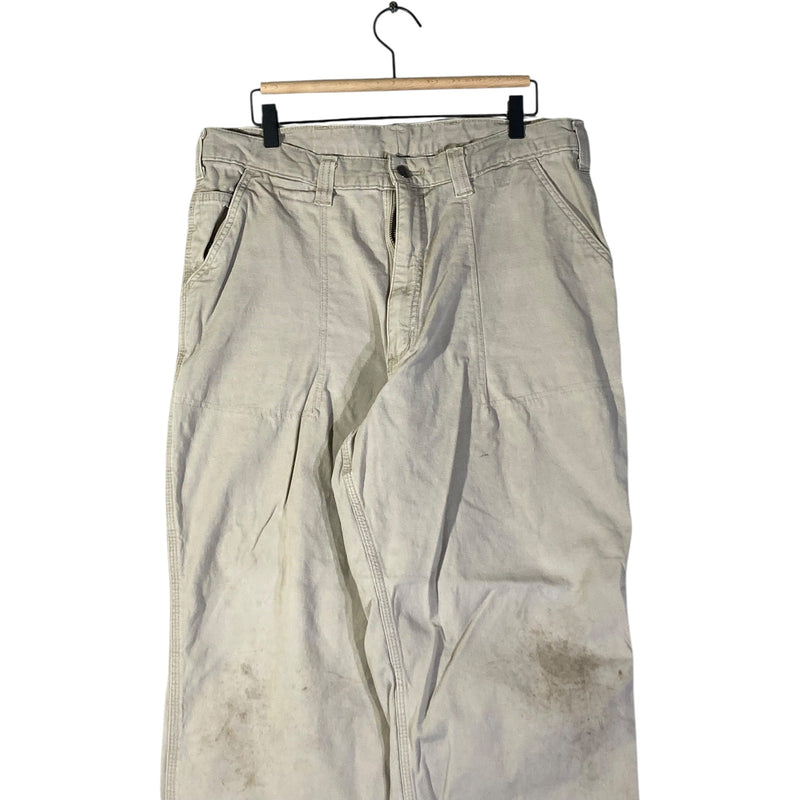 Vintage Carhartt Relaxed Rigby Canvas Work Pants 46x30