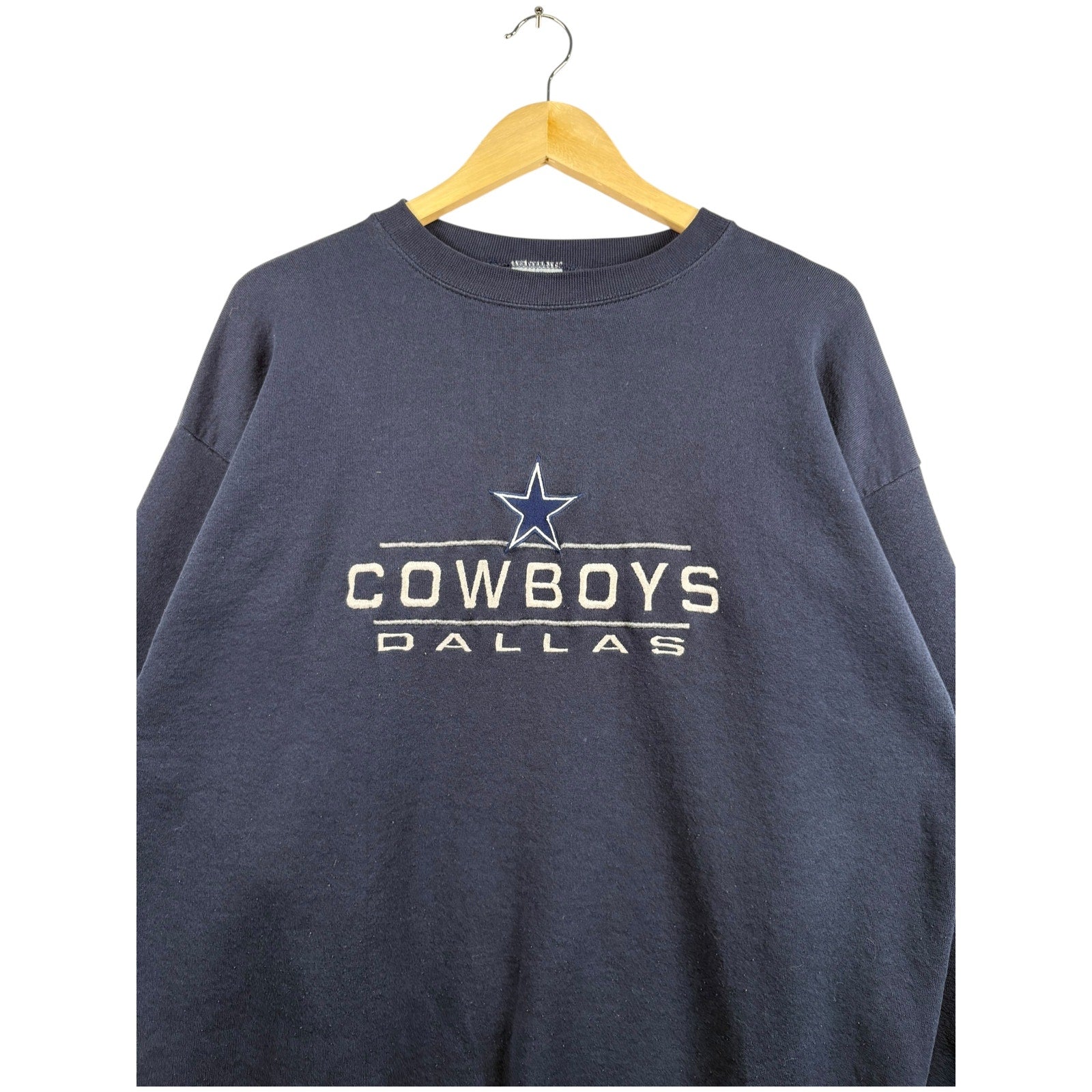 Vintage Logo 7 Dallas Cowboys NFL Crewneck