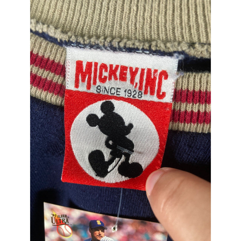 Vintage Disney Mickey Mouse Colorblock Raglan Crewneck