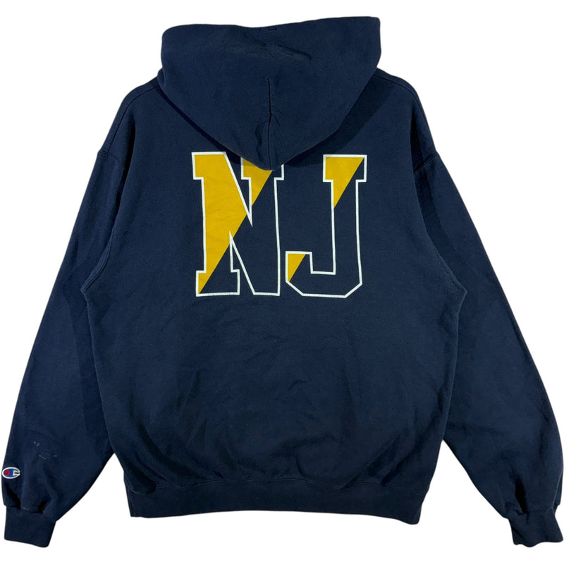 Vintage Champion The College Of New Jersey Spellout Hoodie