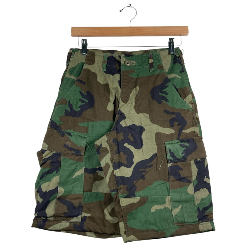 Vintage Military Camo Cargo Shorts XS