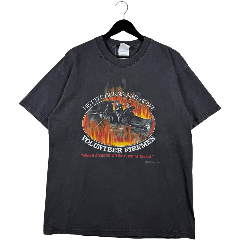 Vintage Volunteer Firemen Graphic T-Shirt