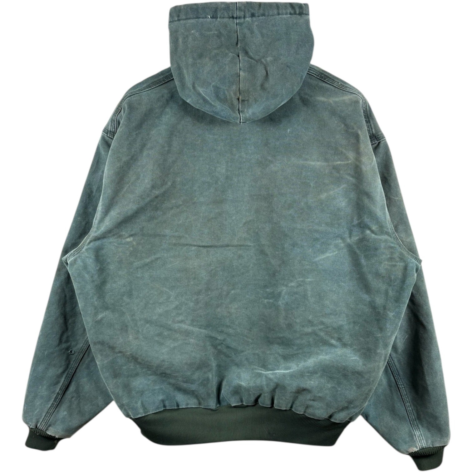 Vintage Carhartt Quilted Full Zip Hooded Workwear Jacket