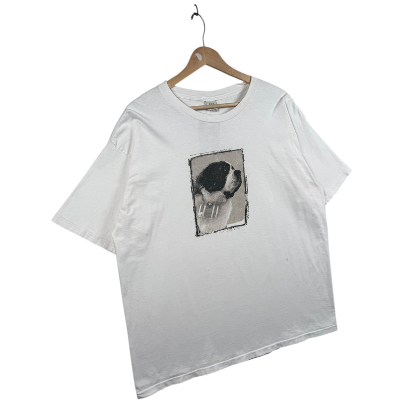 Vintage Dog Portrait Graphic T-Shirt