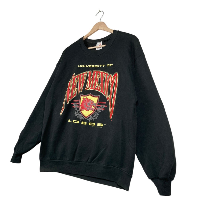 Vintage University Of New mexico Crest Logo Crewneck 90s