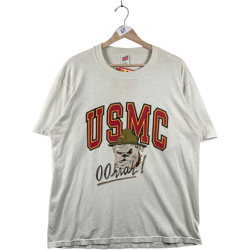 Vintage USMC Oorah Bulldog Marine Military T-Shirt