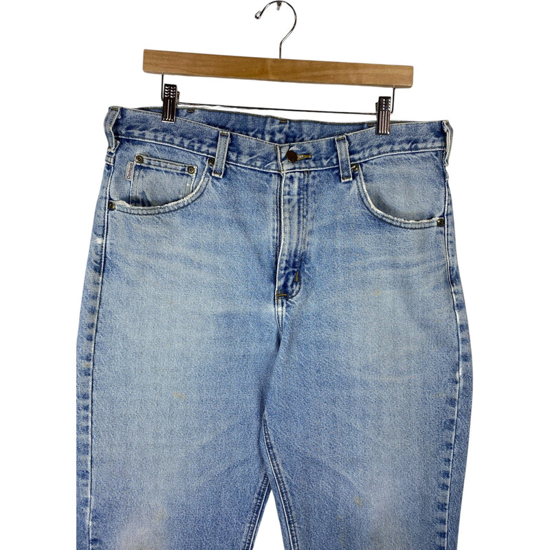 Vintage Carhartt Straight Leg Denim Jeans 36x30