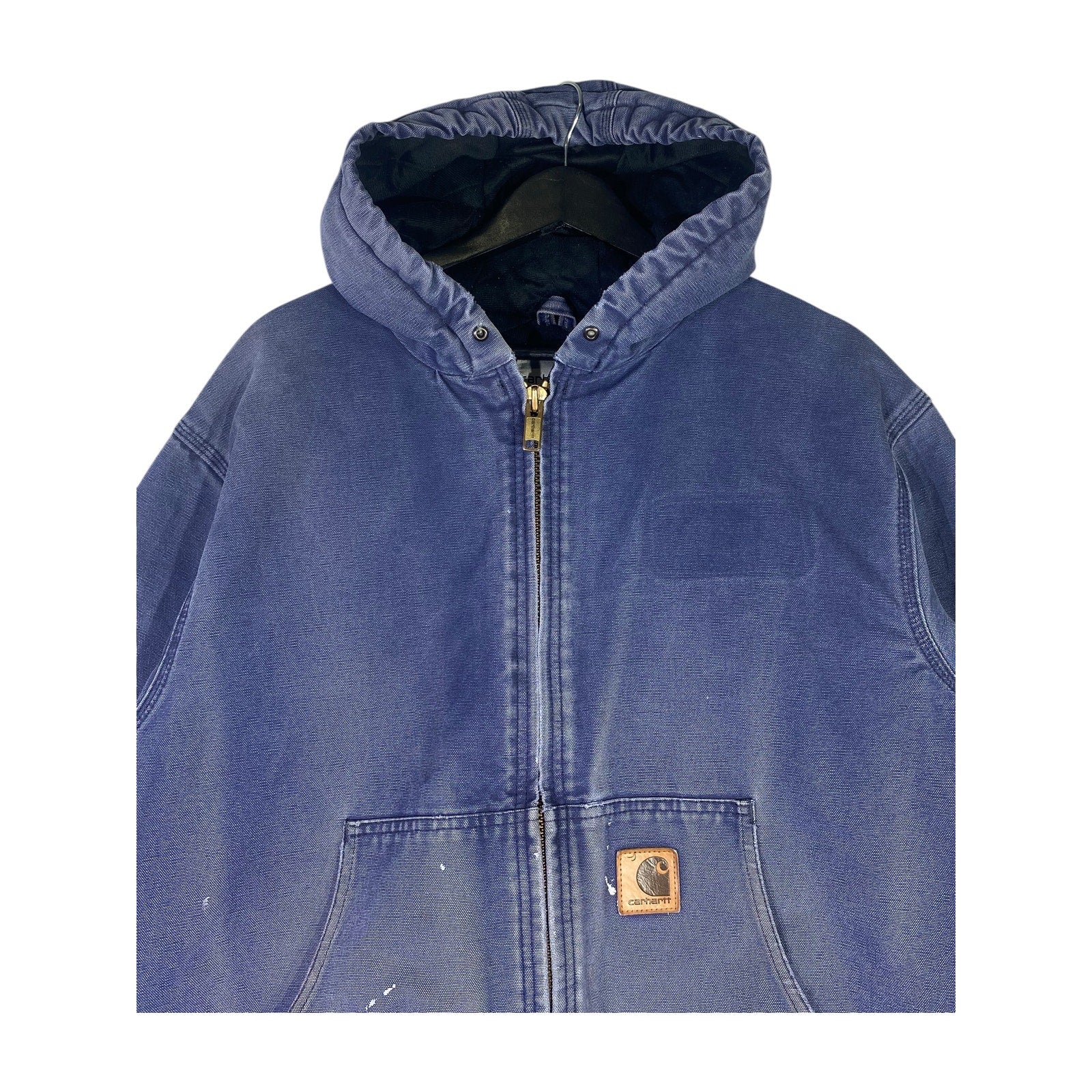 Vintage Carhartt Full Zip Workwear Hooded Jacket