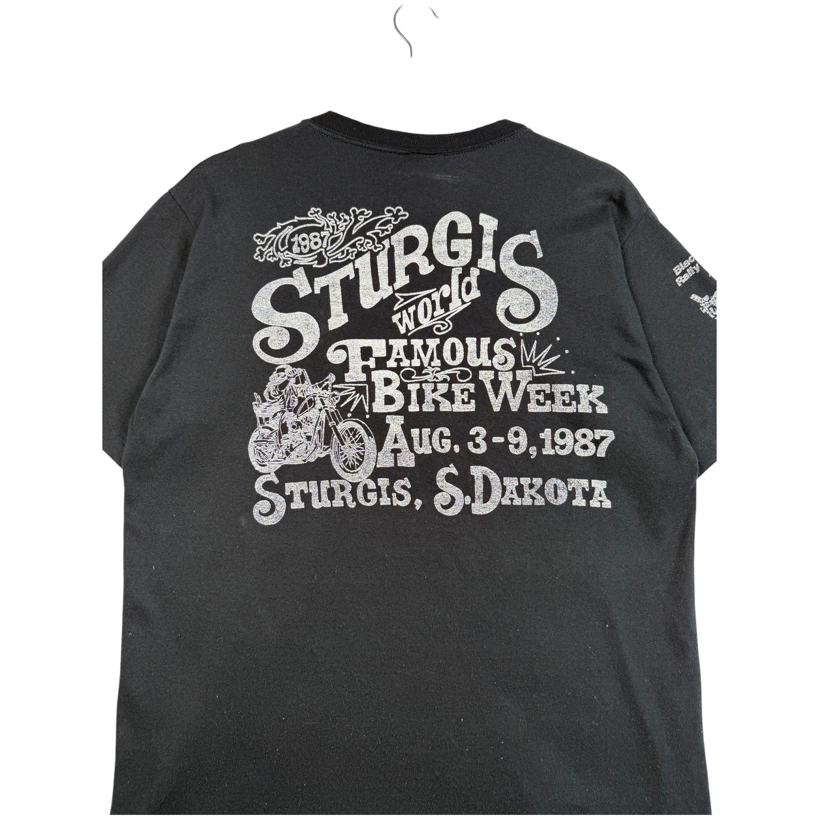 Vintage Sturgis Black Hills Rally & Races T-Shirt 80s