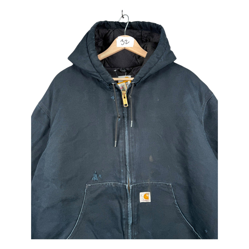 Vintage Carhartt Distressed Full Zip Hoodie