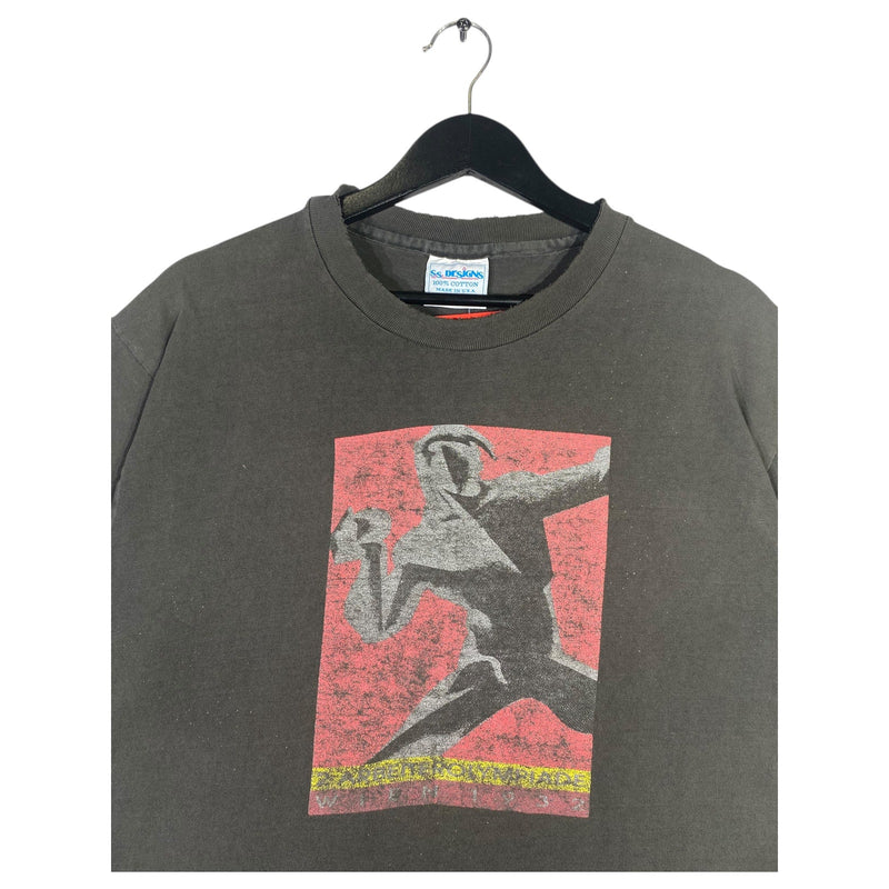 Vintage Graphic Print Cotton T-Shirt