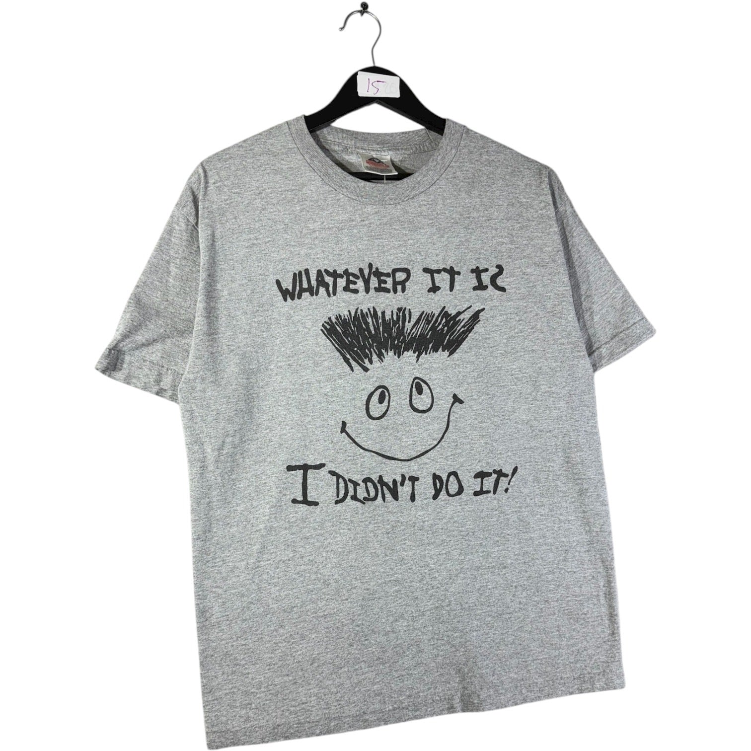 Vintage Funny Doodle Style Smiley T-Shirt