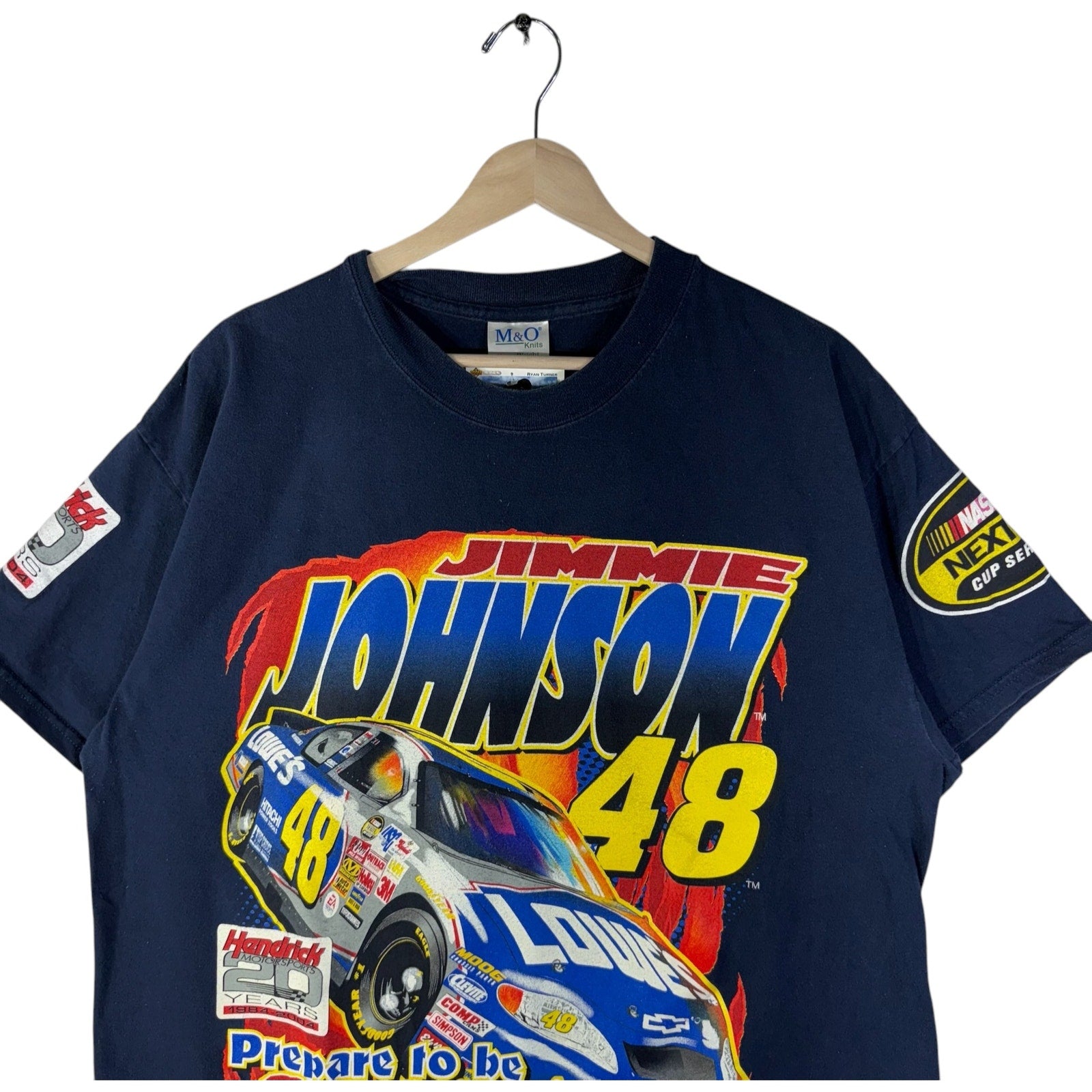 Vintage Jimmie Johnson #48 AOP Double Sided NASCAR Tee
