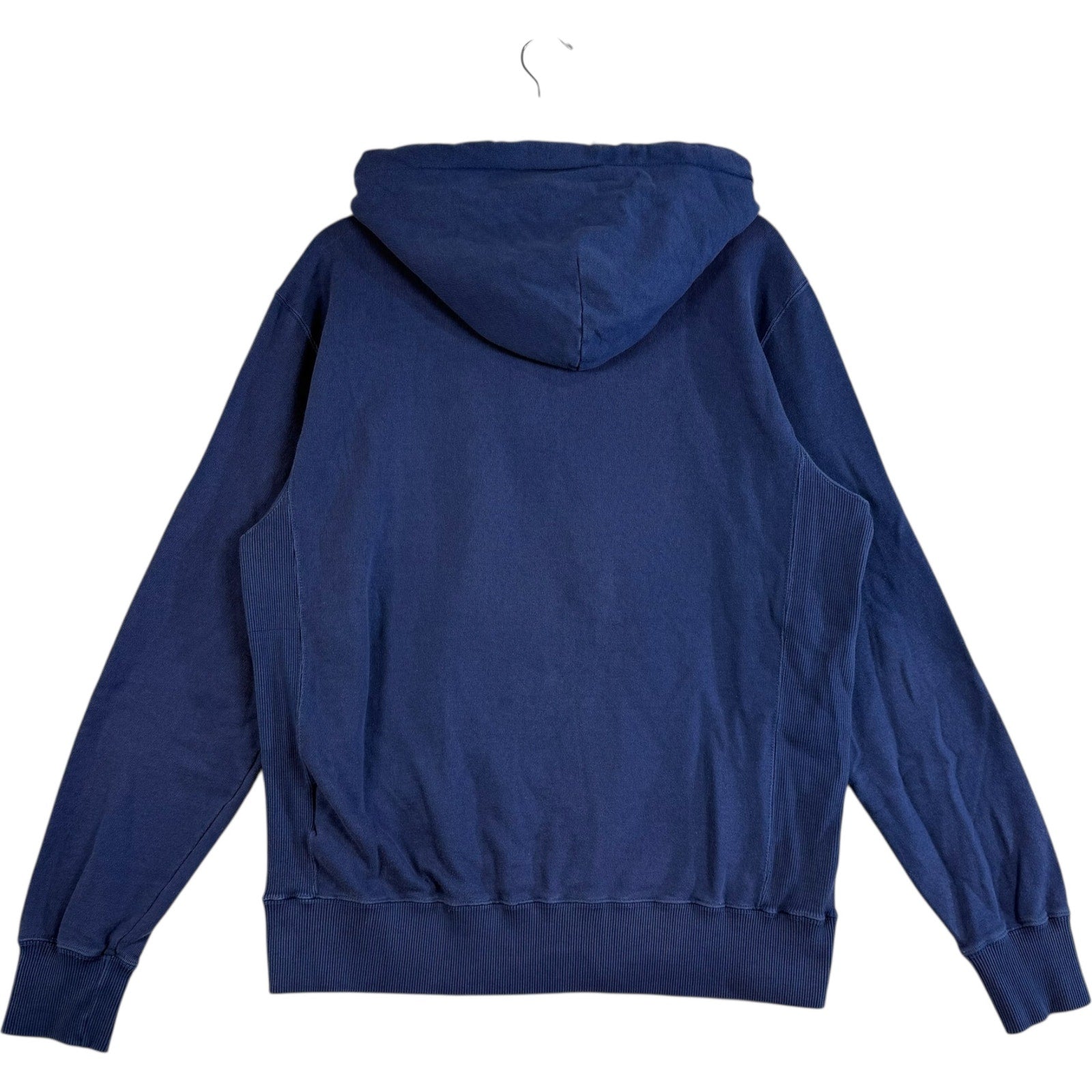 Vintage Champion Mini Spellout Logo 1/4 Zip Pullover Hoodie