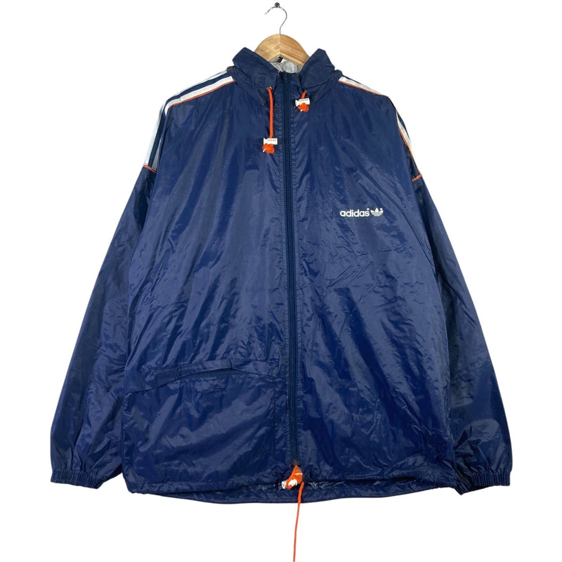 Vintage Adidas 3-Stripes Rain Jacket