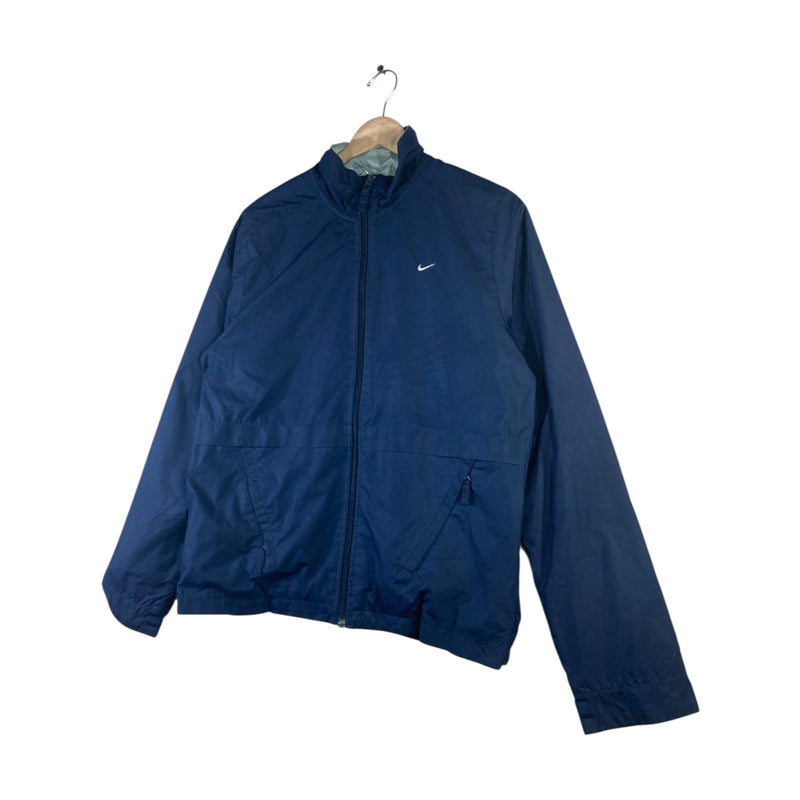 Vintage Nike Swoosh Chest Logo Zip-up Windbreaker Jacket