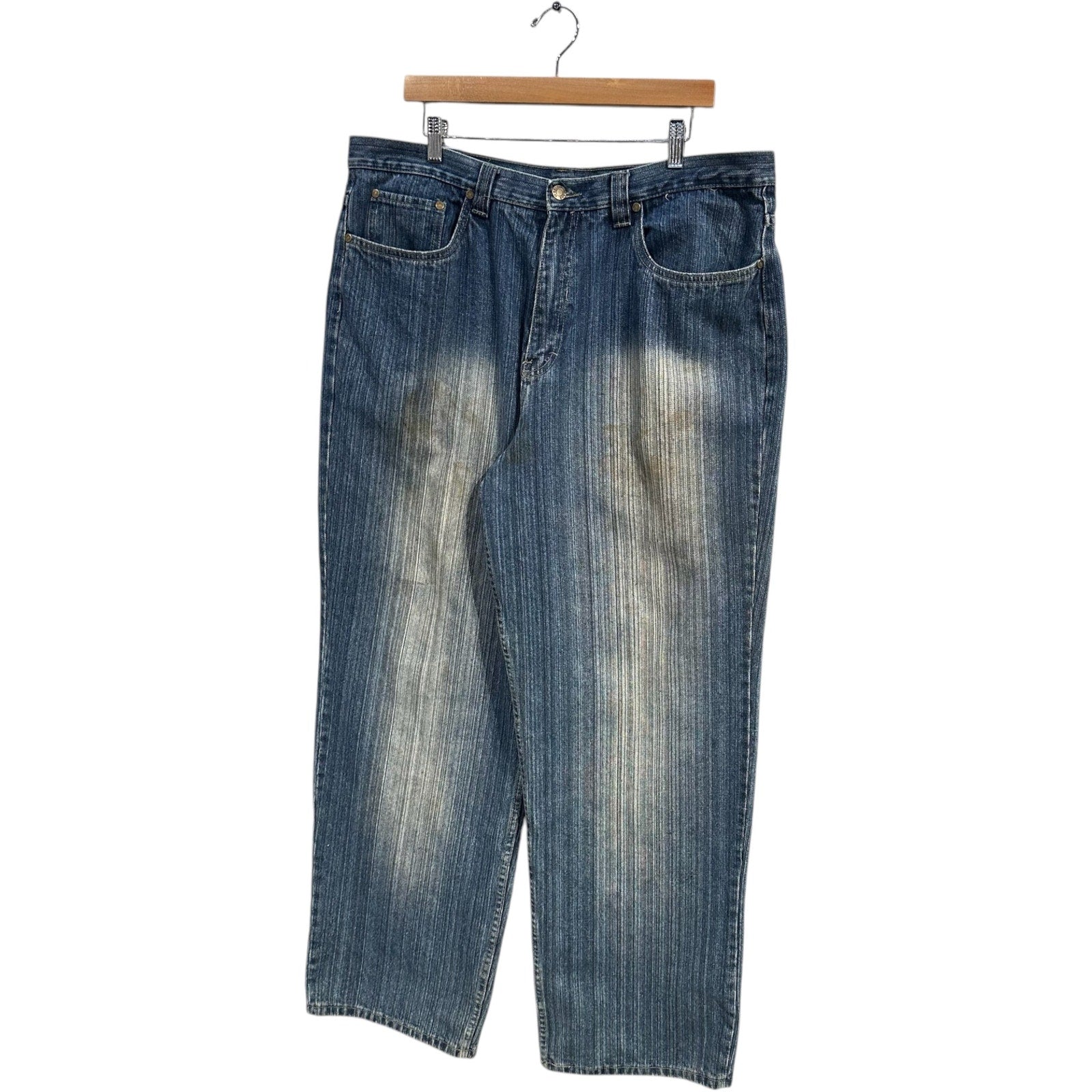 Vintage 30 Bellow Straight Leg Denim Jeans 38x34