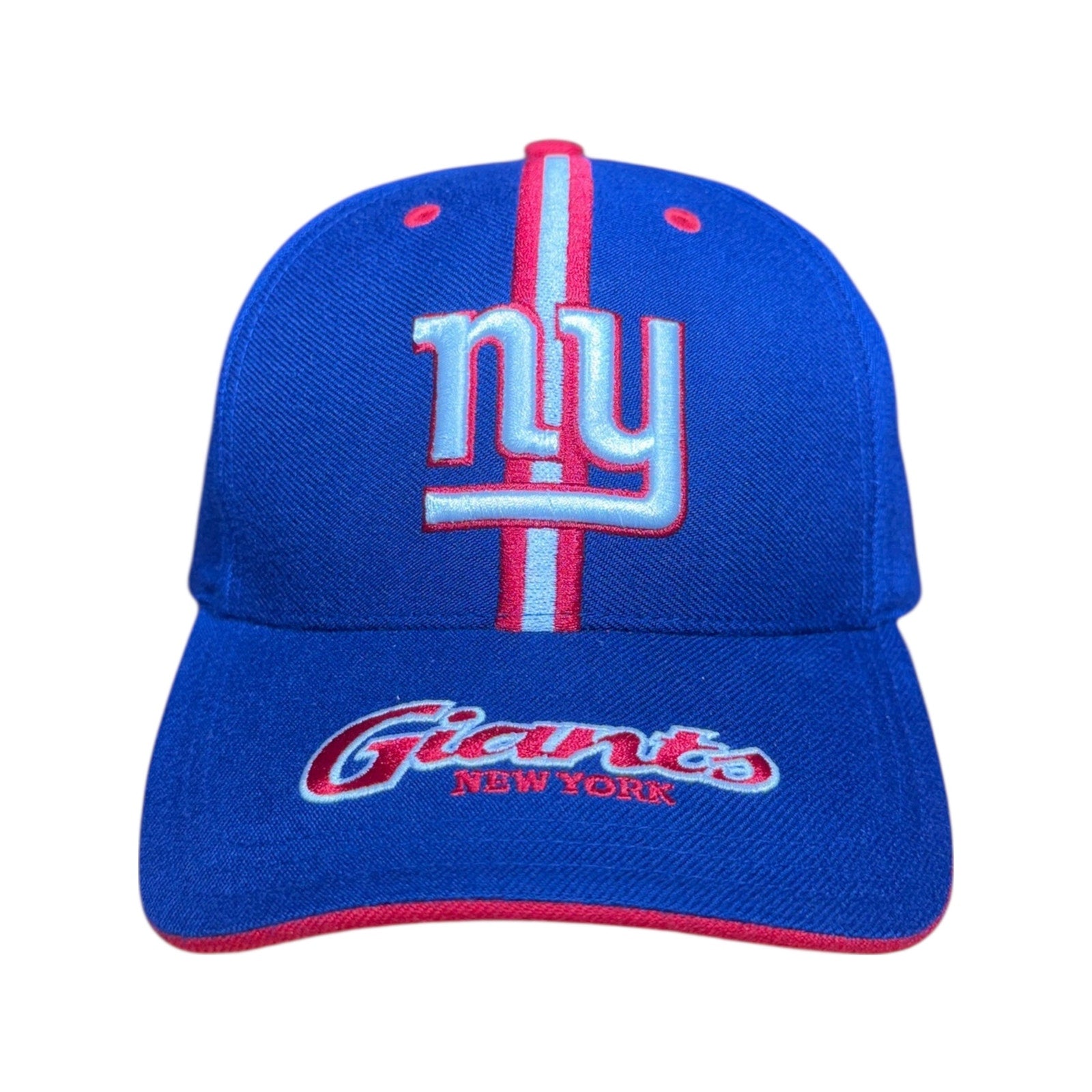 Vintage New York Giants NFL Stripe Strapback Hat OS