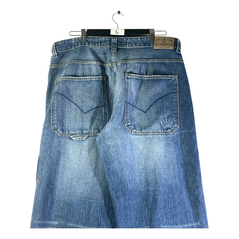 Vintage JNCO Straight Leg Cargo Denim Jeans 38x30