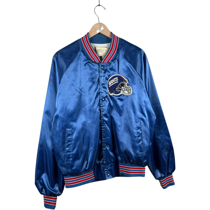 Vintage New York Giants NFL Satin Puffer Jacket