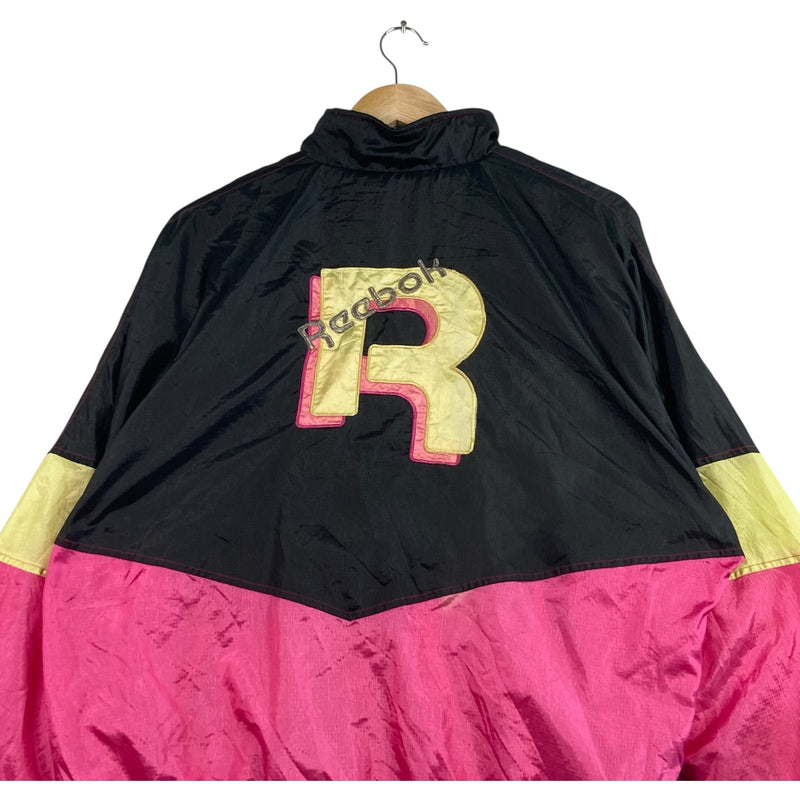 Vintage Reebok Back Logo Full Zip Light Jacket
