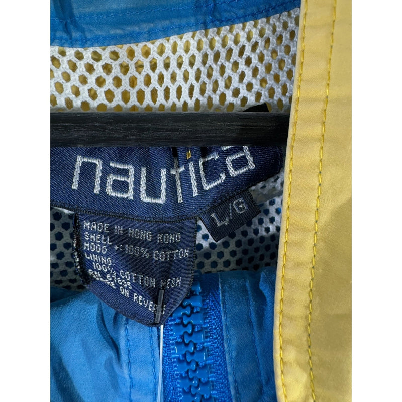 Vintage Nautical Sailing Graphic Full Zip Windbreaker