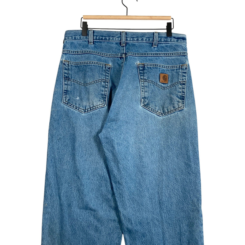 Vintage Carhartt Straight Leg Denim Jeans 34x36