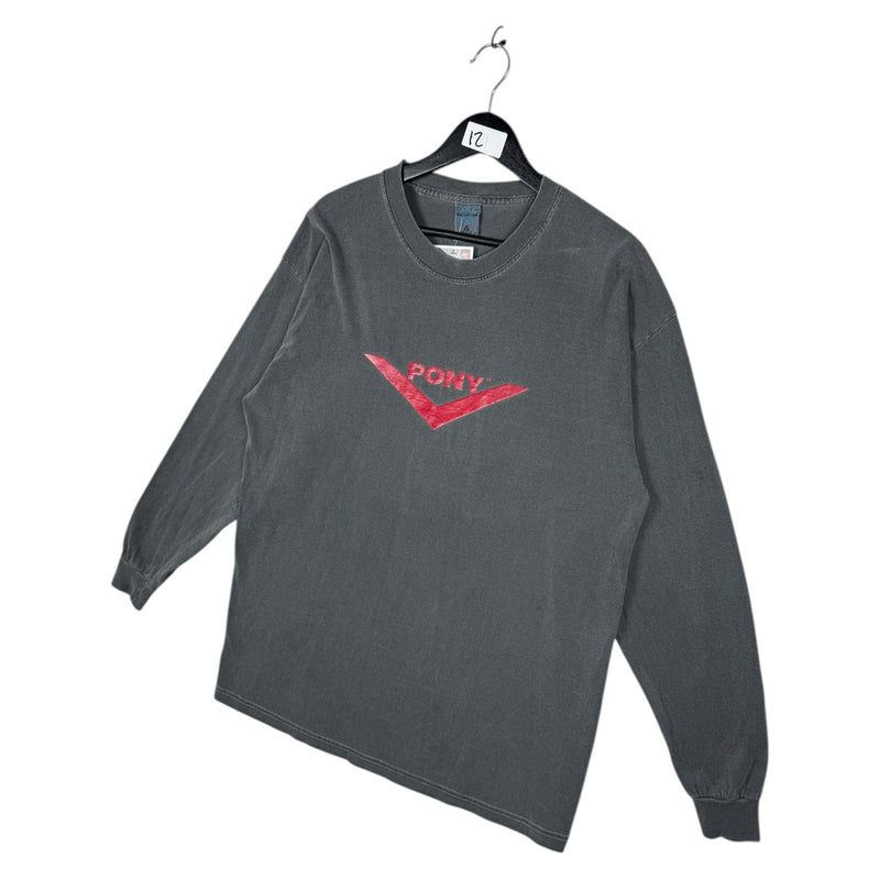 Vintage PONY Logo Long Sleeve T-Shirt