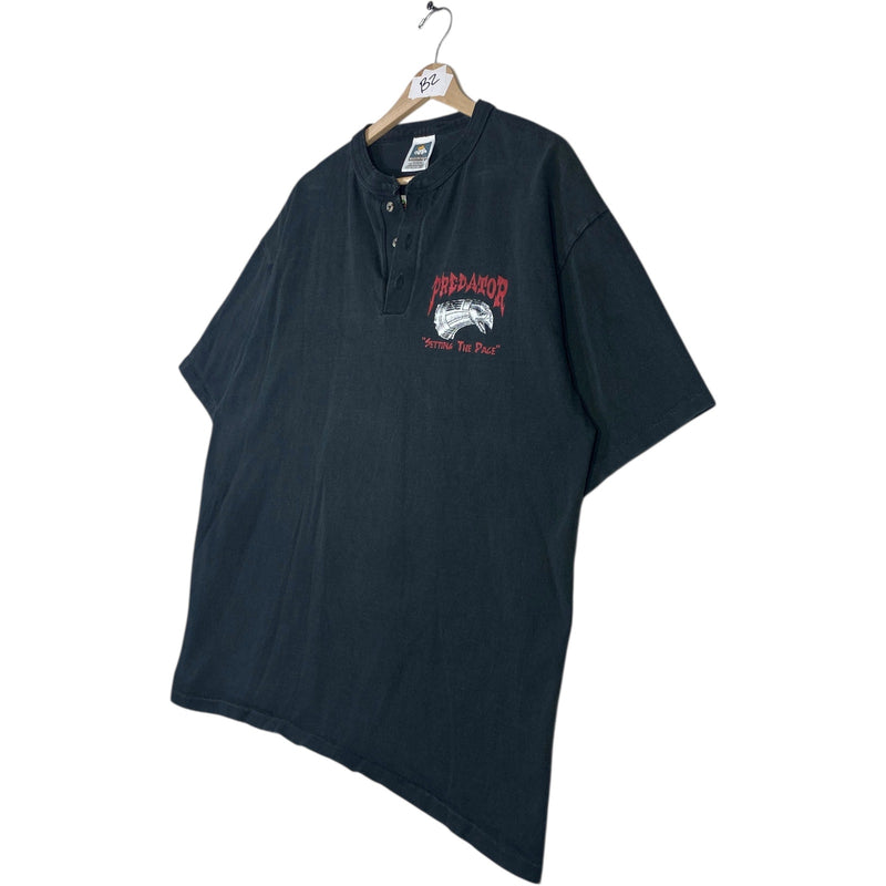 Vintage Predator Goodyear Lawton Graphic Henley T-Shirt