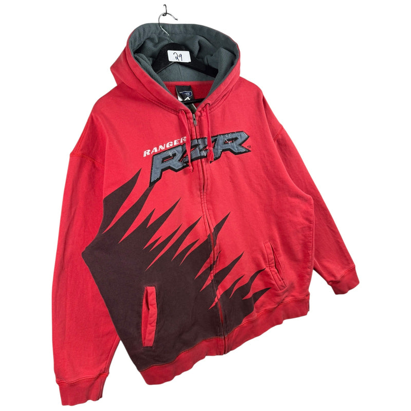 Vintage Polaris Ranger RZR Chest Embroidered Graphic Hoodie