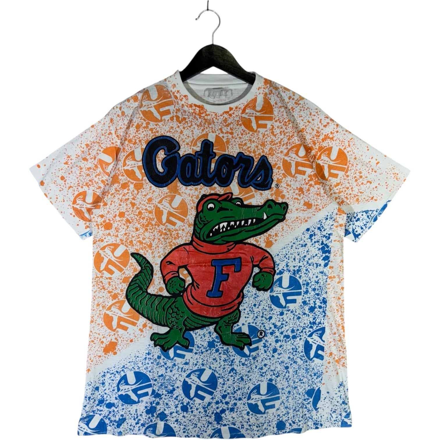 Vintage University Of Florida Gators School Mascot AOP Tee
