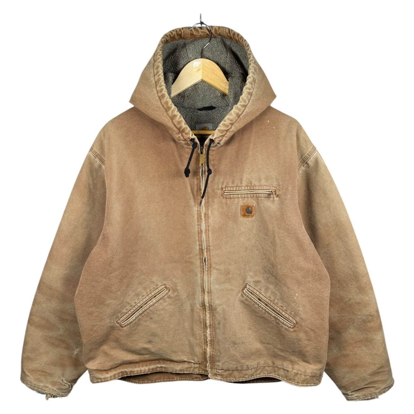Vintage Carhartt Sherpa-Lined Full Zip Hoodie