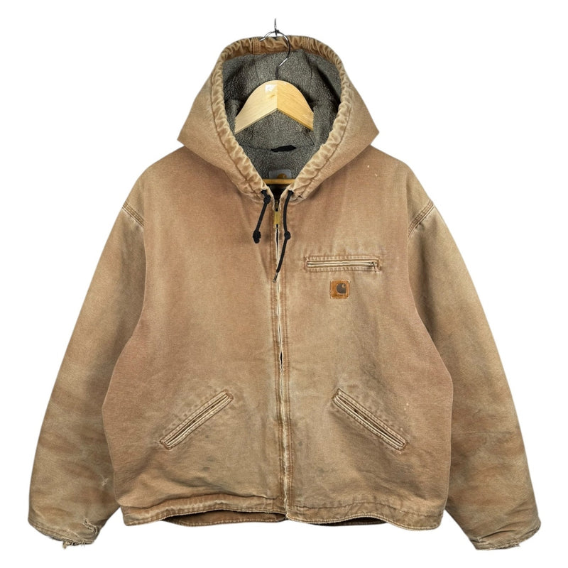 Vintage Carhartt Sherpa-Lined Full Zip Hoodie