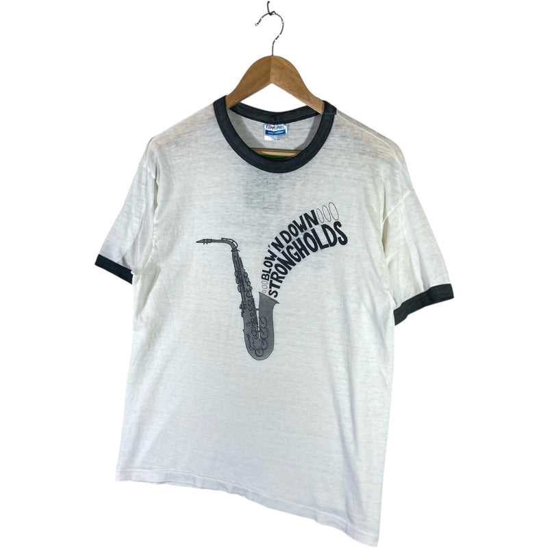 Vintage John Amato "Blow 'N Down Strongholds" Saxophone Tee