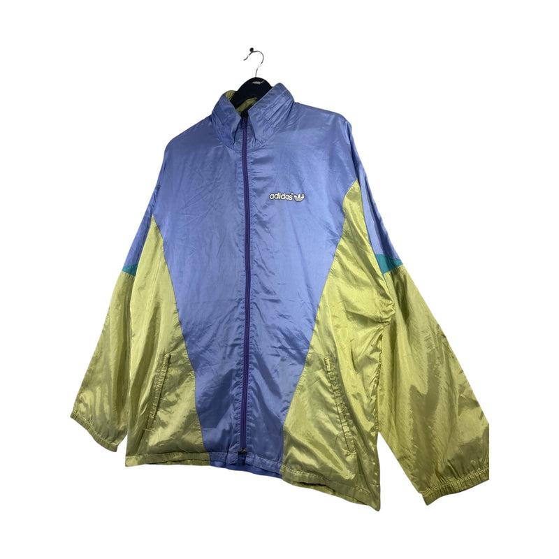 Vintage Adidas Color Block Full Zip Windbreaker Jacket