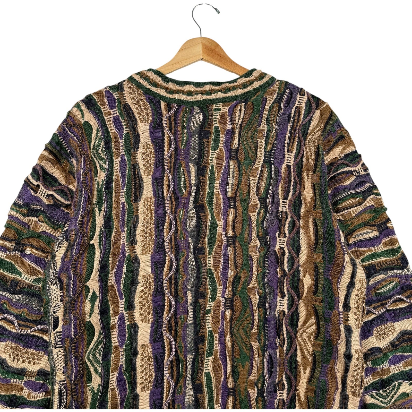 Vintage Coogi 3D Knit Textured Sweater
