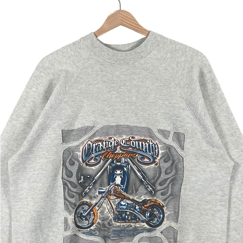 Vintage Orange County Choppers Motorcycle Crewneck
