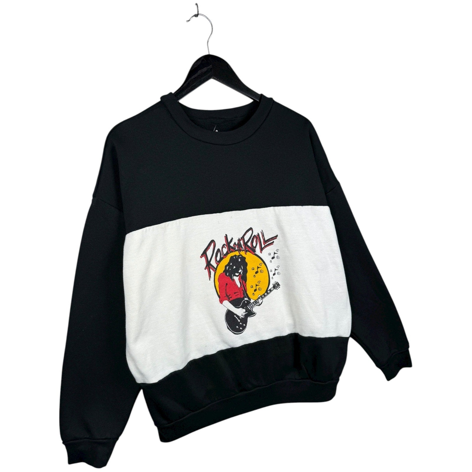 Vintage Rock n Roll Guitarist Graphic Crewneck