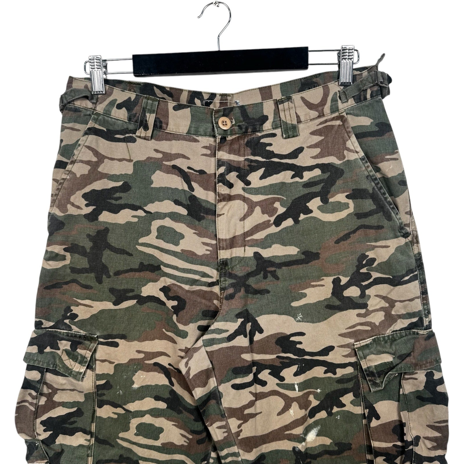 Vintage Military Camo Cargo Pants Men's 32x30.5